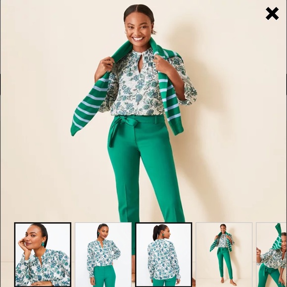 Loft floral Shirred blouse - Picture 4 of 5